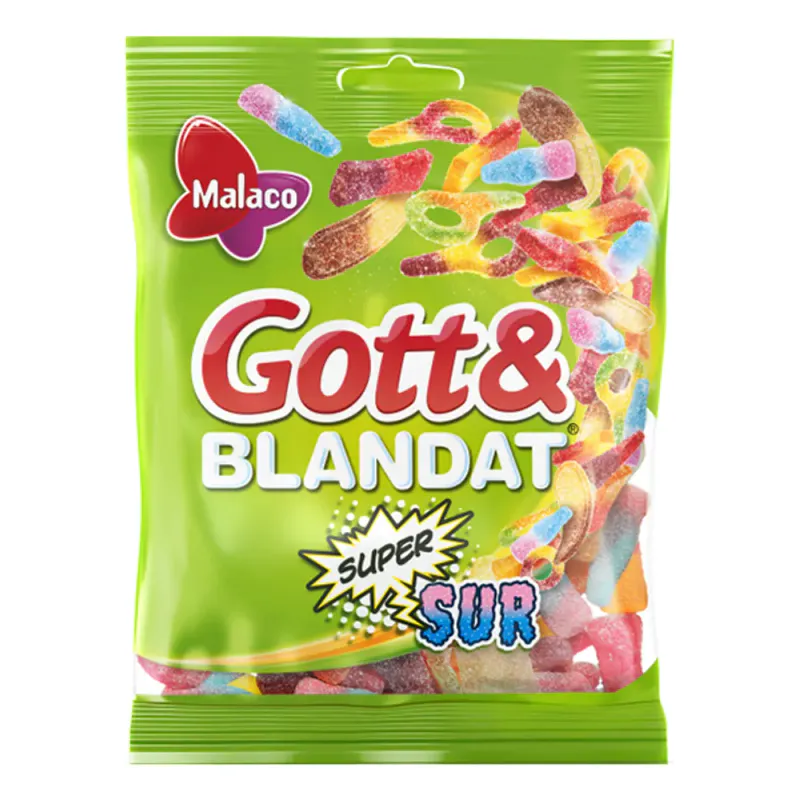 Godt & Blandet Supersur 550g