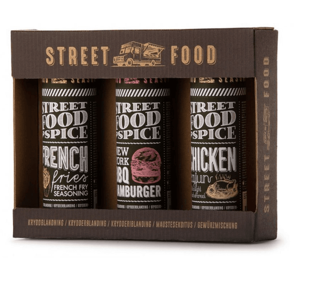 Hovedbilde Streetfood gavesett - 3 pack