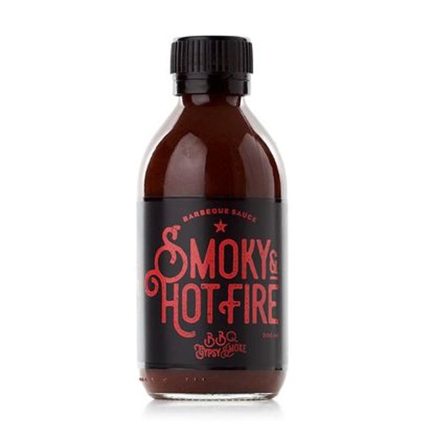 Hovedbilde Bbq sauce, Smokey & Hotfire 200ml