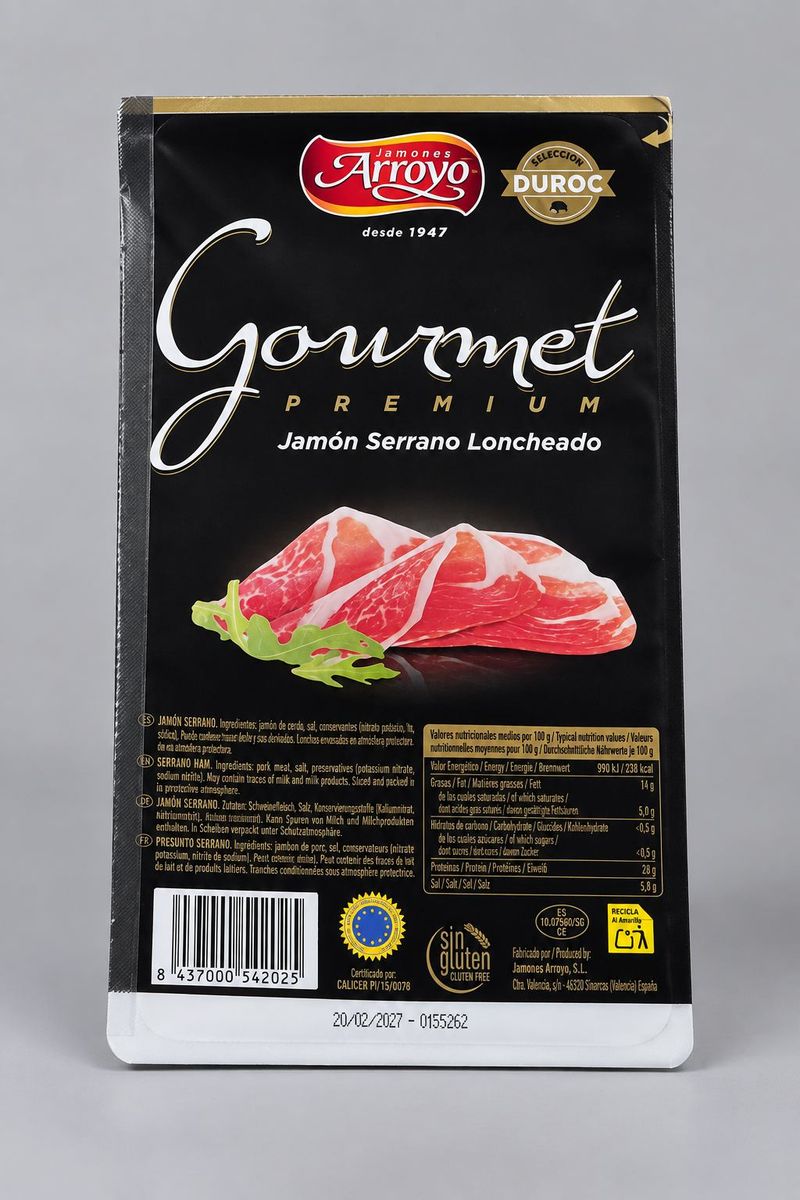 Serranoskinke oppskåret 50g 