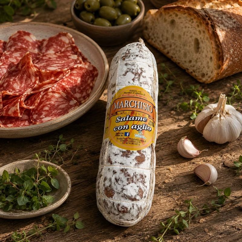 Salame con Aglio 300g, Marchisio