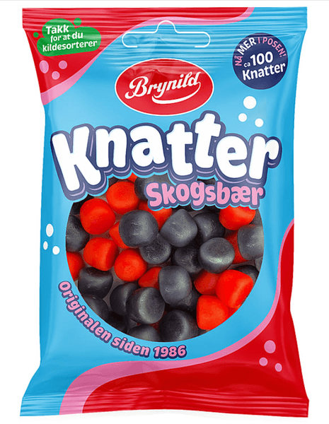 Hovedbilde Knatter Skogsbær 80g