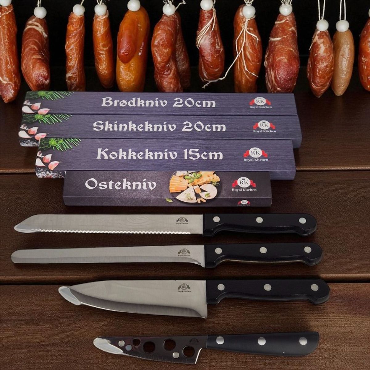 Royal Kitchen 4 pack kniver
