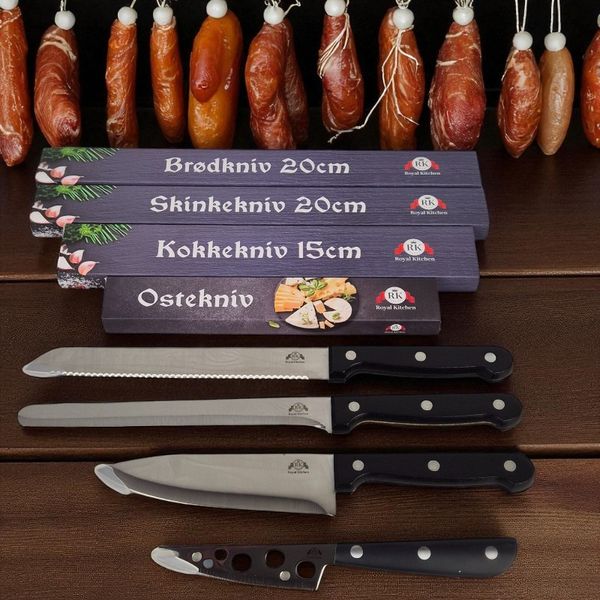 Hovedbilde Royal Kitchen 4 pack kniver