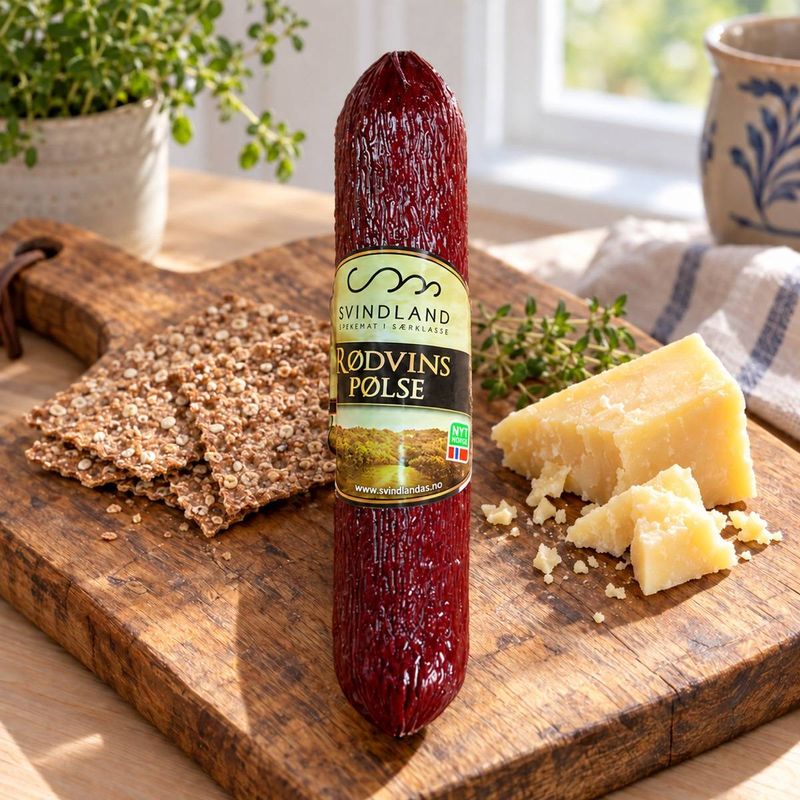 Rødvinspølse 200g 