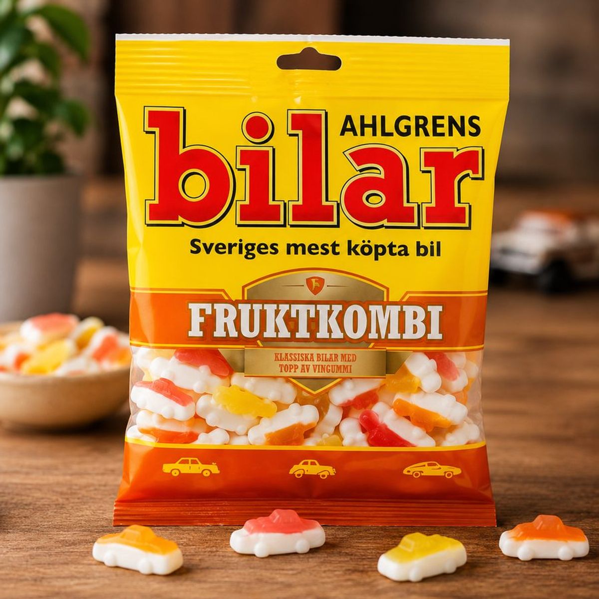 Ahlgrens Biler Fruktkombi 125g