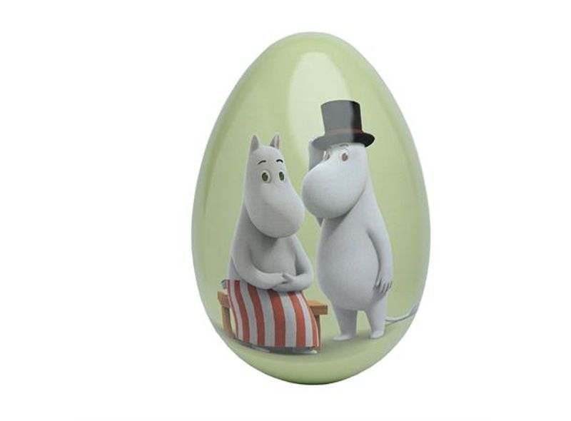 Mummitrollet Påskeegg 15 cm (Uten innhold)