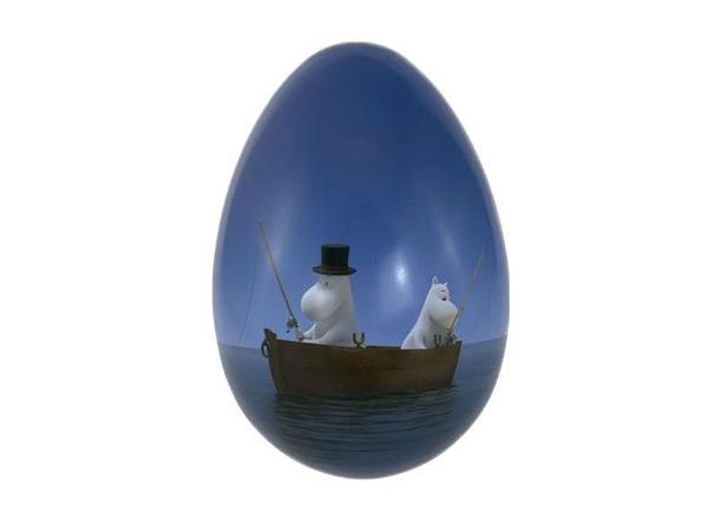 Mummitrollet Påskeegg 18 cm (Uten innhold)