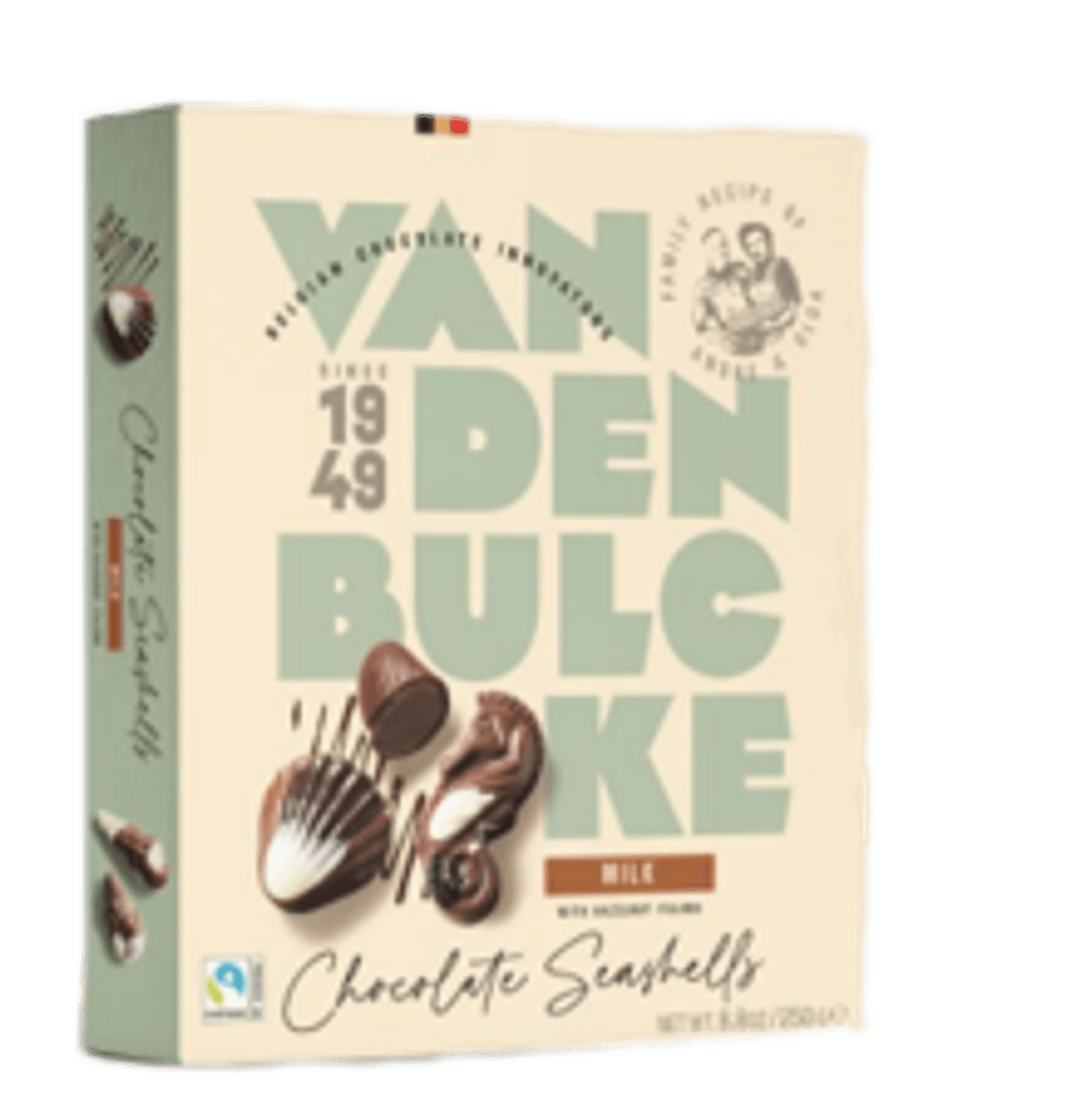 Belgisk konfekt seashells 250g - Van Den Bulcke 